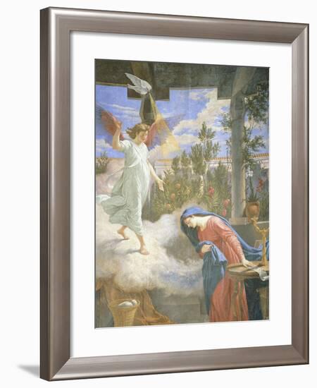 Annunciation, Fresco, 1875-Cesare Mariani-Framed Giclee Print