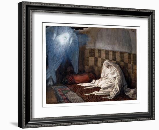 Annunciation, Illustration for 'The Life of Christ', C.1886-96-James Tissot-Framed Giclee Print