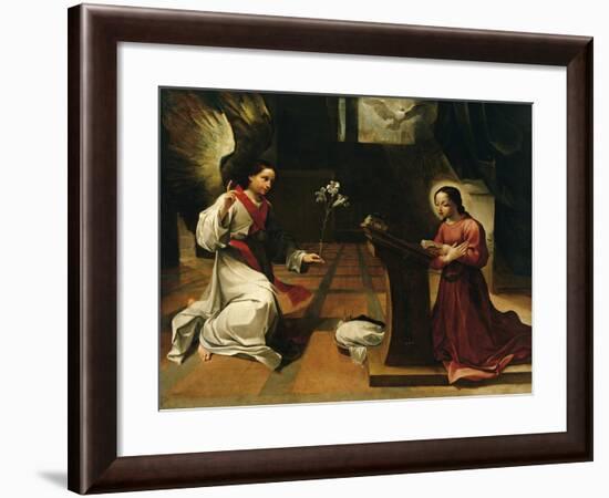 Annunciation, Ludovico Carracci-null-Framed Giclee Print