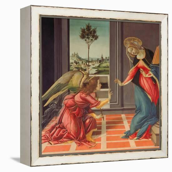Annunciation Mary of Cestello-Sandro Botticelli-Framed Premier Image Canvas