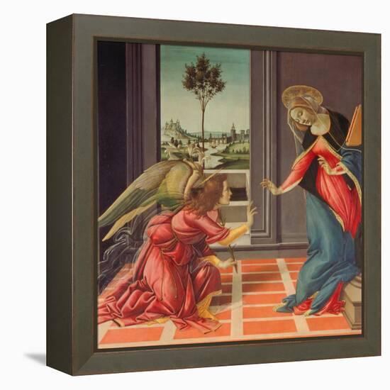 Annunciation Mary of Cestello-Sandro Botticelli-Framed Premier Image Canvas