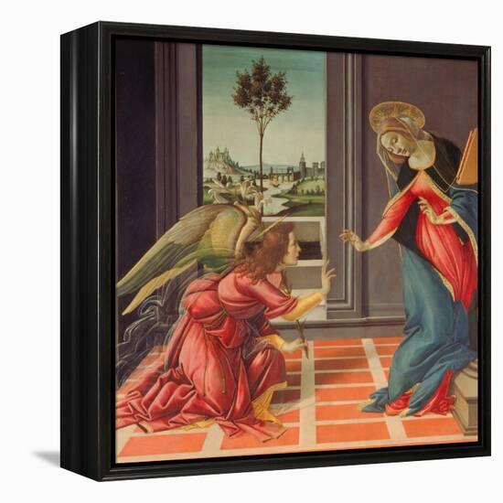 Annunciation Mary of Cestello-Sandro Botticelli-Framed Premier Image Canvas