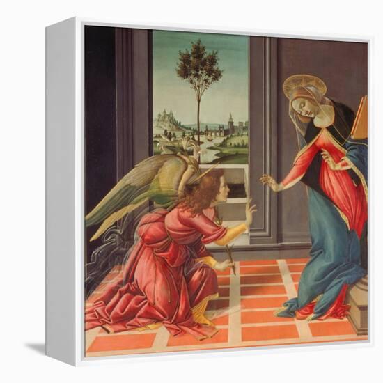 Annunciation Mary of Cestello-Sandro Botticelli-Framed Premier Image Canvas