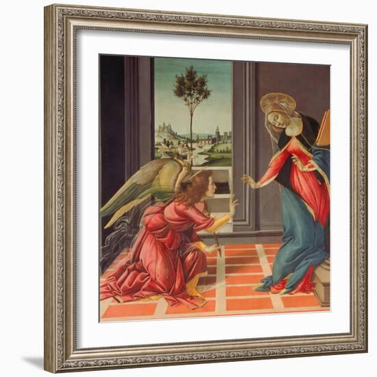 Annunciation Mary of Cestello-Sandro Botticelli-Framed Giclee Print