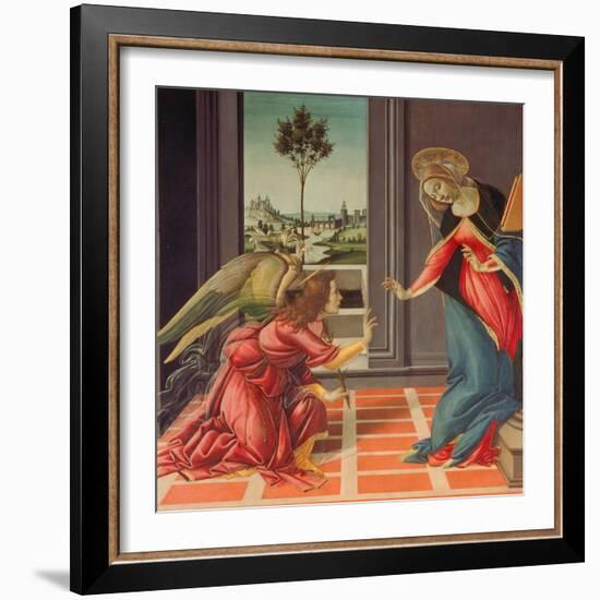 Annunciation Mary of Cestello-Sandro Botticelli-Framed Giclee Print