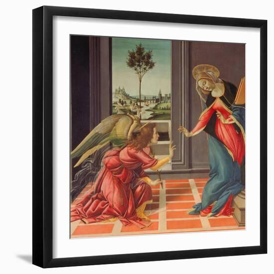 Annunciation Mary of Cestello-Sandro Botticelli-Framed Giclee Print