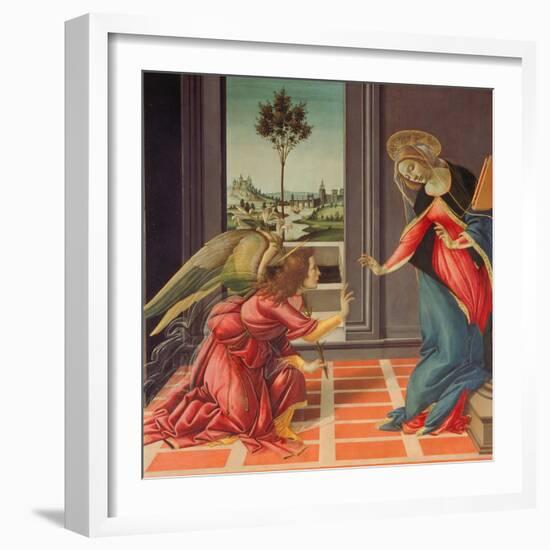 Annunciation Mary of Cestello-Sandro Botticelli-Framed Giclee Print