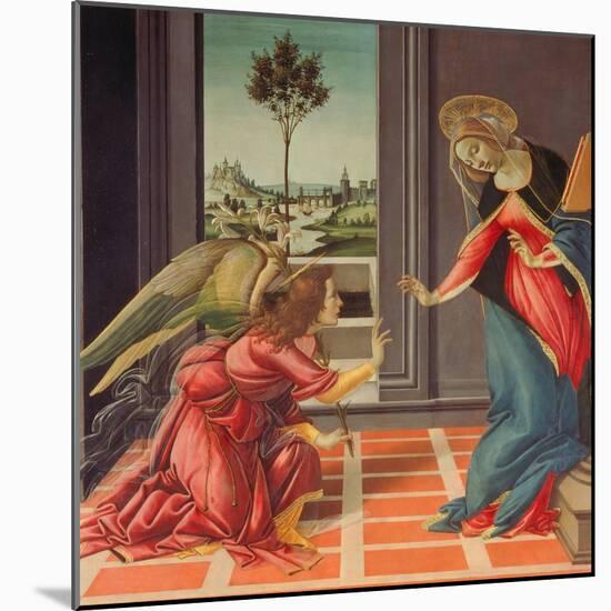 Annunciation Mary of Cestello-Sandro Botticelli-Mounted Giclee Print