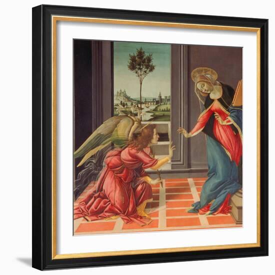 Annunciation Mary of Cestello-Sandro Botticelli-Framed Giclee Print