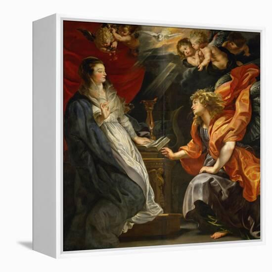 Annunciation to Saint Mary, 1609-Peter Paul Rubens-Framed Premier Image Canvas