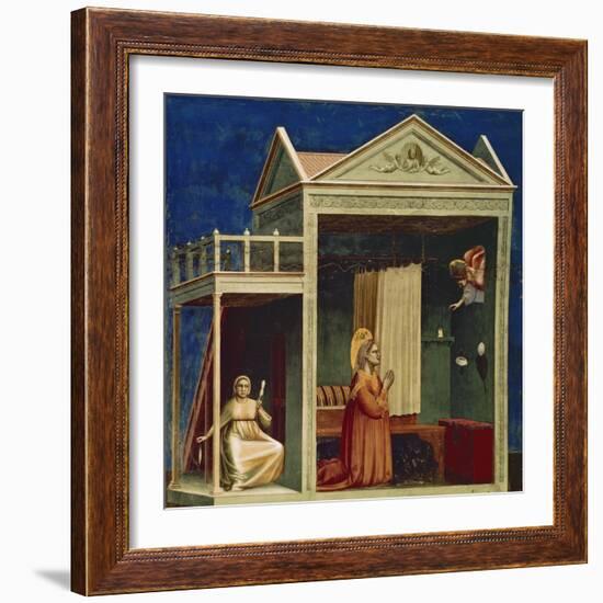 Annunciation to St. Ann-Giotto di Bondone-Framed Giclee Print