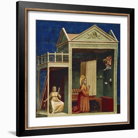 Annunciation to St. Ann-Giotto di Bondone-Framed Giclee Print