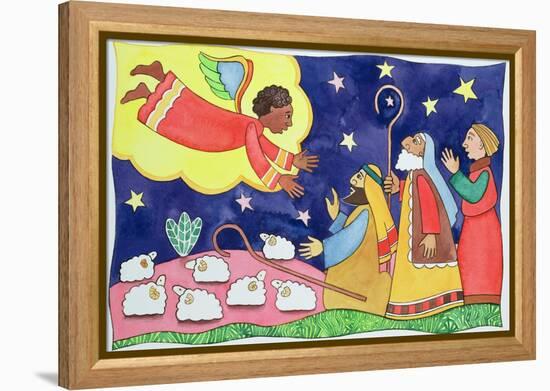 Annunciation to the Shepherds-Cathy Baxter-Framed Premier Image Canvas