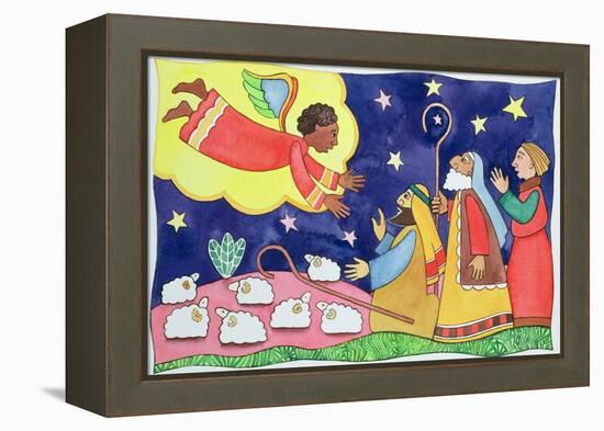 Annunciation to the Shepherds-Cathy Baxter-Framed Premier Image Canvas