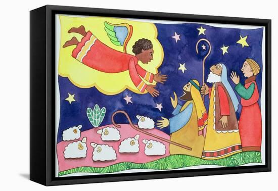 Annunciation to the Shepherds-Cathy Baxter-Framed Premier Image Canvas