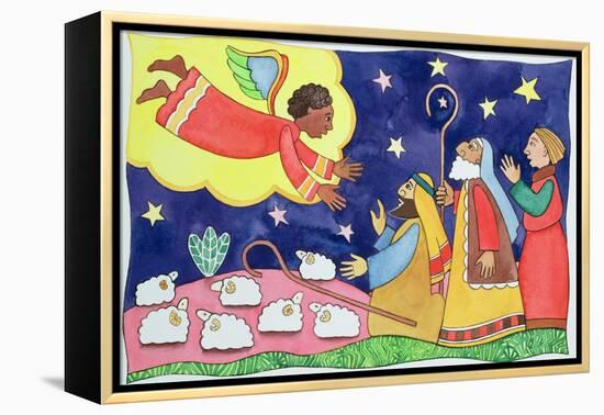 Annunciation to the Shepherds-Cathy Baxter-Framed Premier Image Canvas