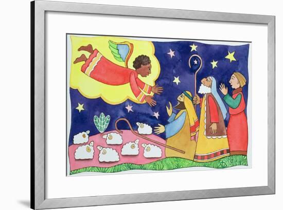 Annunciation to the Shepherds-Cathy Baxter-Framed Giclee Print
