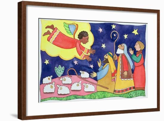 Annunciation to the Shepherds-Cathy Baxter-Framed Giclee Print