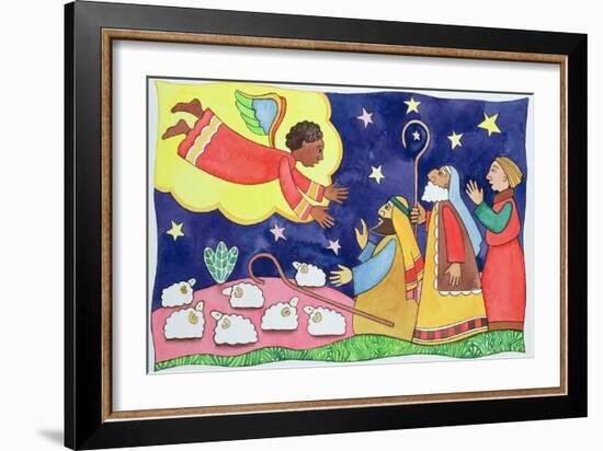 Annunciation to the Shepherds-Cathy Baxter-Framed Giclee Print