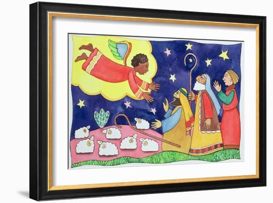 Annunciation to the Shepherds-Cathy Baxter-Framed Giclee Print