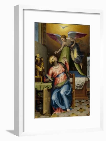 Annunciation to the Virgin-Marcello Venusti-Framed Art Print