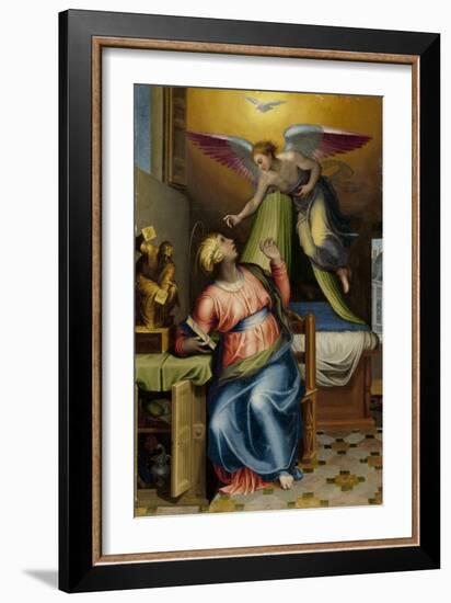 Annunciation to the Virgin-Marcello Venusti-Framed Art Print