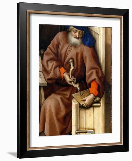 Annunciation Triptych (Merode Altarpiece), c.1427-32-Master of Flemalle-Framed Giclee Print