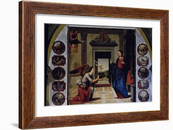 Annunciation-Mariotto Albertinelli-Framed Giclee Print