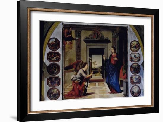 Annunciation-Mariotto Albertinelli-Framed Giclee Print