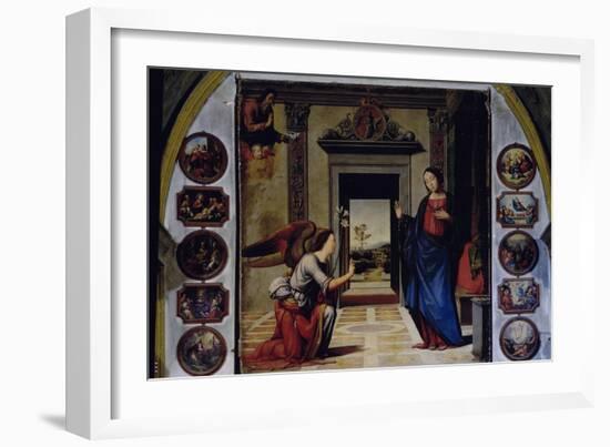 Annunciation-Mariotto Albertinelli-Framed Giclee Print