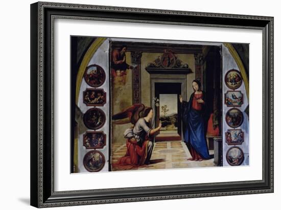 Annunciation-Mariotto Albertinelli-Framed Giclee Print