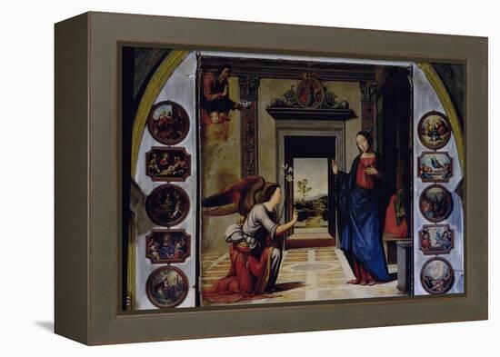 Annunciation-Mariotto Albertinelli-Framed Premier Image Canvas