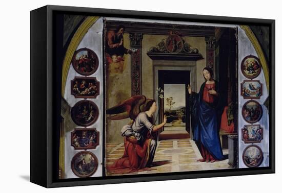 Annunciation-Mariotto Albertinelli-Framed Premier Image Canvas