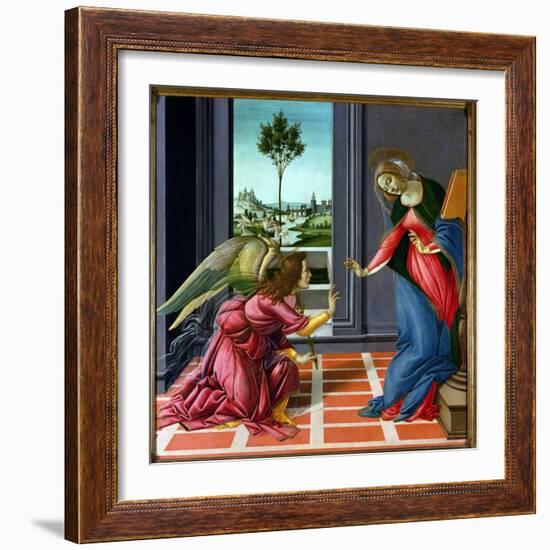 Annunciation-Sandro Botticelli-Framed Giclee Print