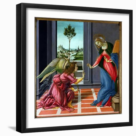 Annunciation-Sandro Botticelli-Framed Giclee Print