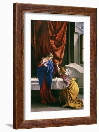 Annunciation-Orazio Gentileschi-Framed Giclee Print