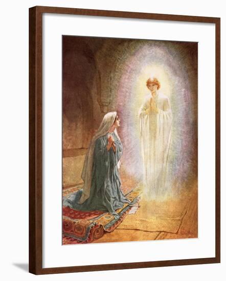 Annunciation-William Brassey Hole-Framed Giclee Print