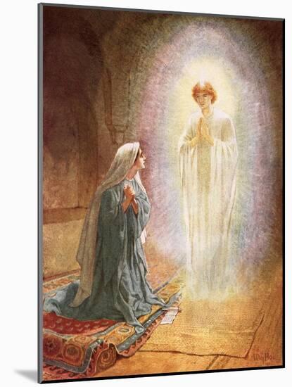 Annunciation-William Brassey Hole-Mounted Giclee Print