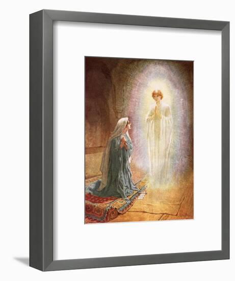 Annunciation-William Brassey Hole-Framed Premium Giclee Print