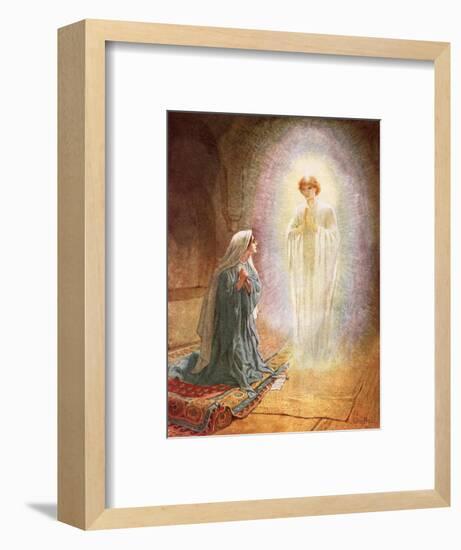 Annunciation-William Brassey Hole-Framed Premium Giclee Print