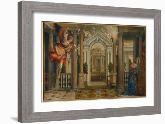 Annunciation-Paolo Veronese-Framed Giclee Print