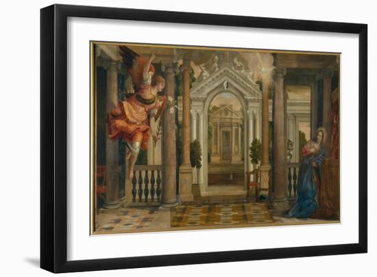 Annunciation-Paolo Veronese-Framed Giclee Print