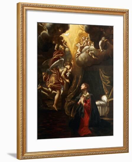 Annunciation-Giovanni Lanfranco-Framed Giclee Print