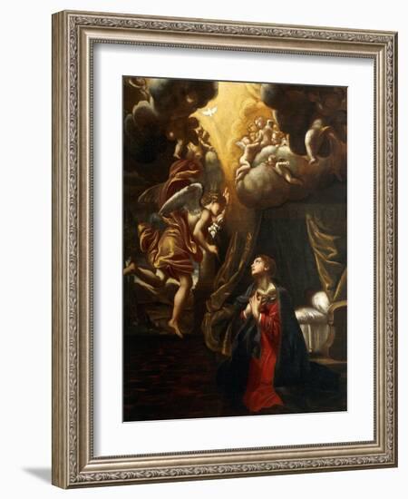 Annunciation-Giovanni Lanfranco-Framed Giclee Print