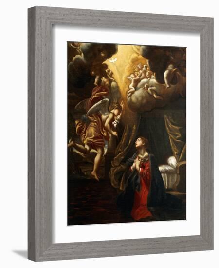 Annunciation-Giovanni Lanfranco-Framed Giclee Print