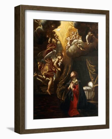 Annunciation-Giovanni Lanfranco-Framed Giclee Print