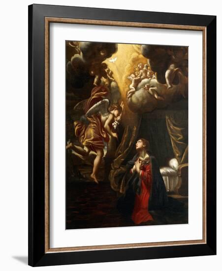 Annunciation-Giovanni Lanfranco-Framed Giclee Print