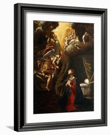 Annunciation-Giovanni Lanfranco-Framed Giclee Print