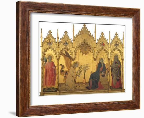 Annunciation-Simone Martini-Framed Giclee Print