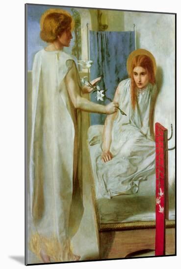 Annunciation-Dante Gabriel Rossetti-Mounted Art Print